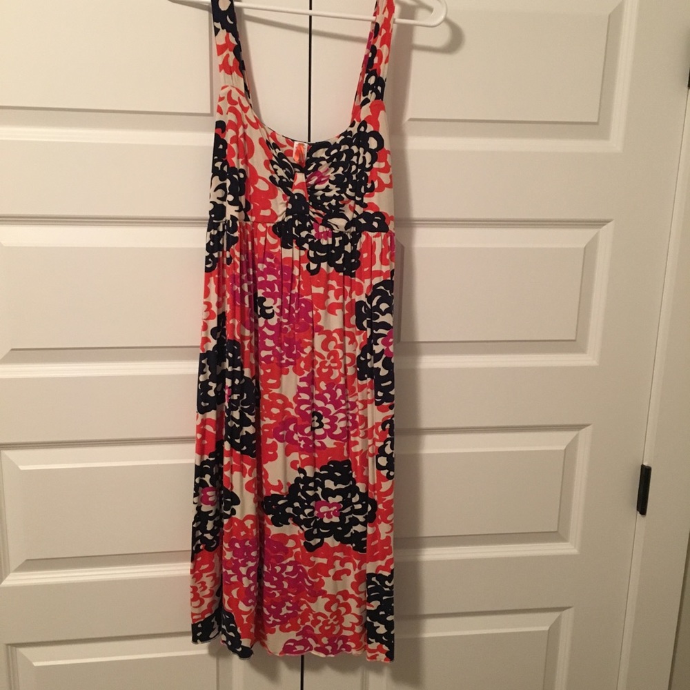 Anthropologie floral print dress